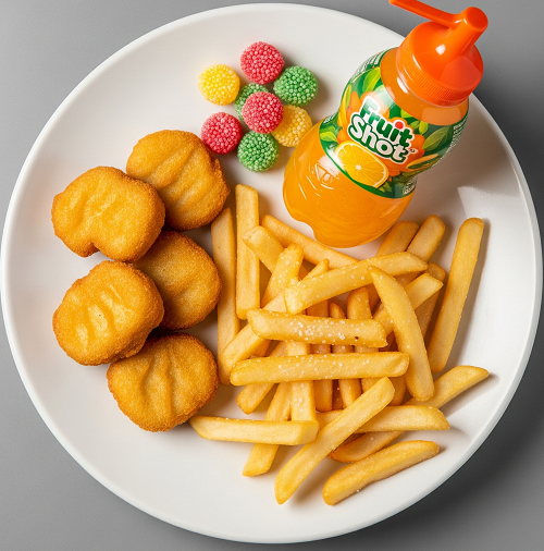 Kid's Chicken Nuggets Meal 